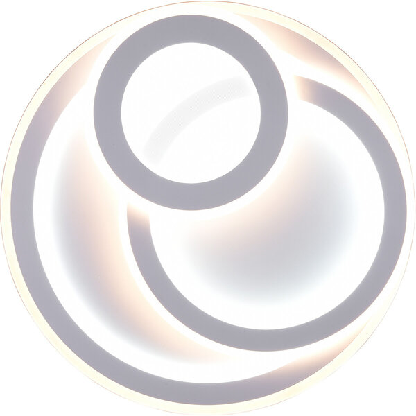 HLW LED LED Plafondlamp - Plafondverlichting - Trion Mirna - 74W - Aanpasbare Kleur - Afstandsbediening - Dimbaar - Rond - Mat Wit - Aluminium HLW LED LED Plafondlamp - Plafondverlichting - Trion Mirna - 74W - Aanpasbare Kleur - Afstandsbediening - Dimbaar - Rond - Mat Wit - Aluminium