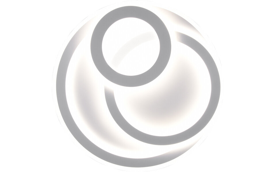 HLW LED LED Plafondlamp - Plafondverlichting - Trion Mirna - 74W - Aanpasbare Kleur - Afstandsbediening - Dimbaar - Rond - Mat Wit - Aluminium HLW LED LED Plafondlamp - Plafondverlichting - Trion Mirna - 74W - Aanpasbare Kleur - Afstandsbediening - Dimbaar - Rond - Mat Wit - Aluminium