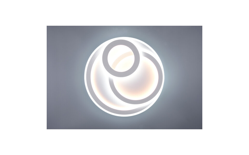 HLW LED LED Plafondlamp - Plafondverlichting - Trion Mirna - 74W - Aanpasbare Kleur - Afstandsbediening - Dimbaar - Rond - Mat Wit - Aluminium HLW LED LED Plafondlamp - Plafondverlichting - Trion Mirna - 74W - Aanpasbare Kleur - Afstandsbediening - Dimbaar - Rond - Mat Wit - Aluminium