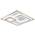 LED Ceiling Light - Ceiling Lighting - Trion Mirna - 76W - Adjustable Color - Remote Control - Dimmable - Square - Matte White - Aluminum
