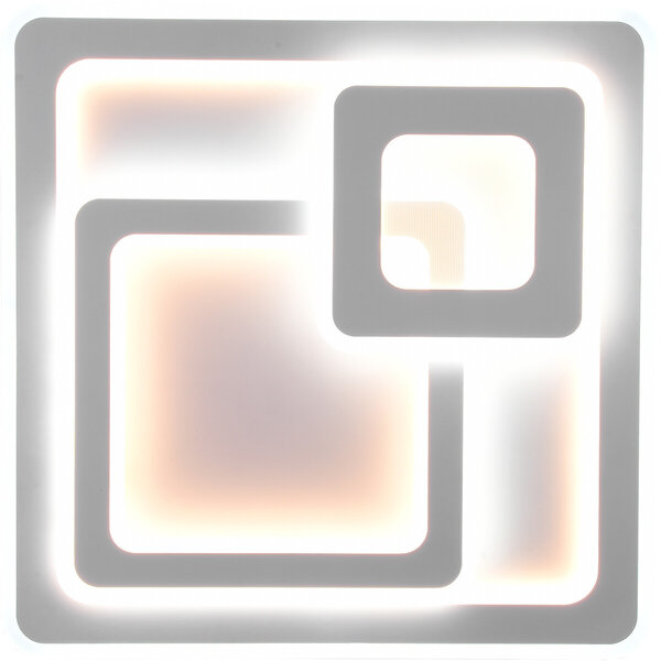 HLW LED LED Plafondlamp - Plafondverlichting - Trion Mirna - 76W - Aanpasbare Kleur - Afstandsbediening - Dimbaar - Vierkant - Mat Wit - Aluminium HLW LED LED Plafondlamp - Plafondverlichting - Trion Mirna - 76W - Aanpasbare Kleur - Afstandsbediening - Dimbaar - Vierkant - Mat Wit - Aluminium