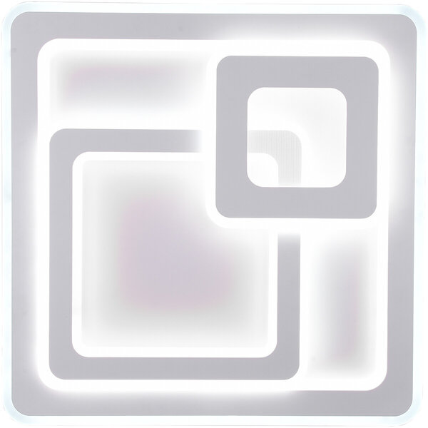 HLW LED LED Plafondlamp - Plafondverlichting - Trion Mirna - 76W - Aanpasbare Kleur - Afstandsbediening - Dimbaar - Vierkant - Mat Wit - Aluminium HLW LED LED Plafondlamp - Plafondverlichting - Trion Mirna - 76W - Aanpasbare Kleur - Afstandsbediening - Dimbaar - Vierkant - Mat Wit - Aluminium