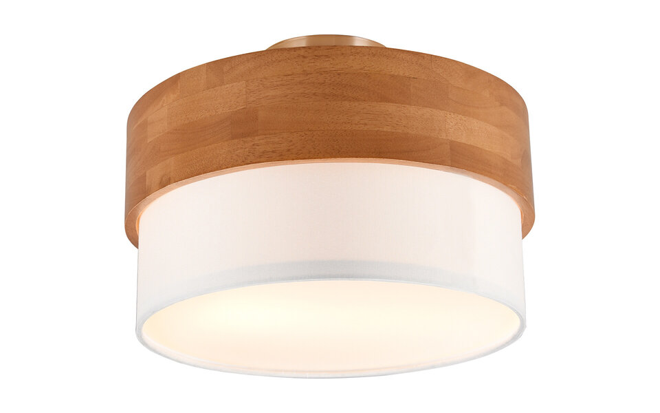 HLW LED LED Plafondlamp - Plafondverlichting - Trion Sella - E14 Fitting - 2-lichts - Rond - Mat Nikkel/Wit - Aluminium