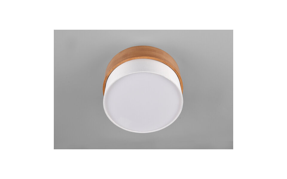 HLW LED LED Ceiling Light - Ceiling Lighting - Trion Sella - E14 Fitting - 2 Lights - Round - Matte Nickel/White - Aluminum