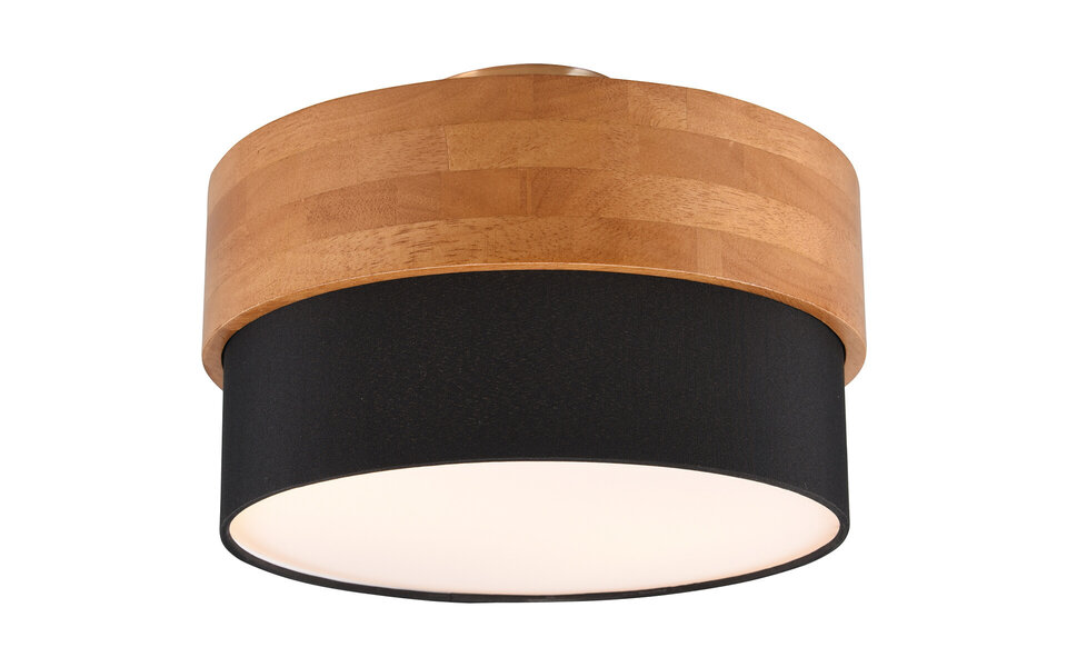 HLW LED LED Plafondlamp - Plafondverlichting - Trion Sella - E14 Fitting - 2-lichts - Rond - Mat Nikkel/Zwart - Aluminium