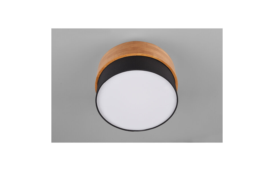 HLW LED LED Plafondlamp - Plafondverlichting - Trion Sella - E14 Fitting - 2-lichts - Rond - Mat Nikkel/Zwart - Aluminium