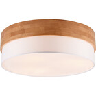 HLW LED LED Ceiling Lamp - Ceiling Lighting - Trion Sella - E14 Fitting - 3-light - Round - Matte Nickel/White - Aluminum
