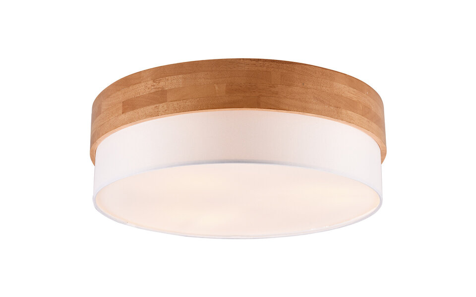 HLW LED LED Plafondlamp - Plafondverlichting - Trion Sella - E14 Fitting - 3-lichts - Rond - Mat Nikkel/Wit - Aluminium