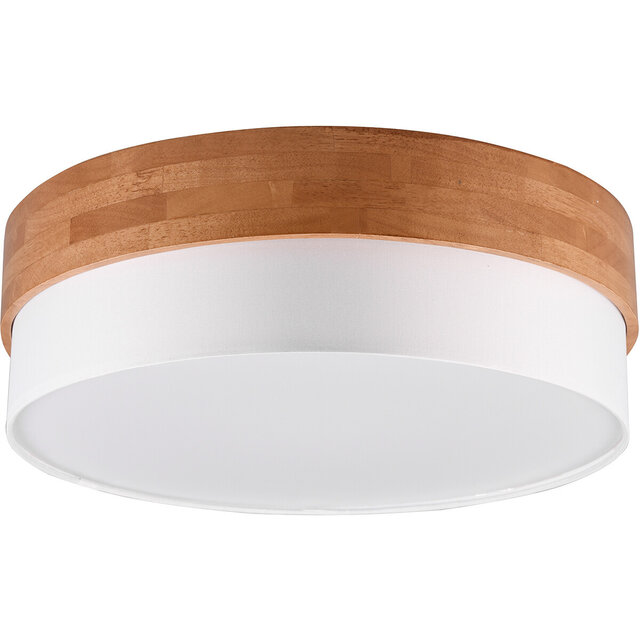 HLW LED LED Ceiling Lamp - Ceiling Lighting - Trion Sella - E14 Fitting - 3-light - Round - Matte Nickel/White - Aluminum