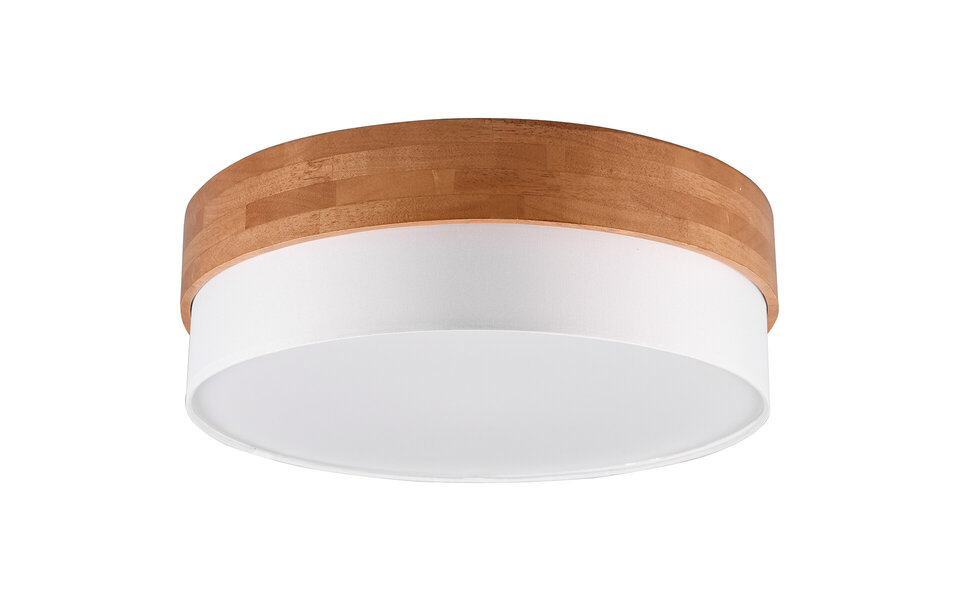 HLW LED LED Ceiling Lamp - Ceiling Lighting - Trion Sella - E14 Fitting - 3-light - Round - Matte Nickel/White - Aluminum