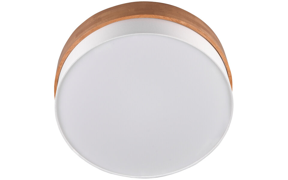 HLW LED LED Ceiling Lamp - Ceiling Lighting - Trion Sella - E14 Fitting - 3-light - Round - Matte Nickel/White - Aluminum
