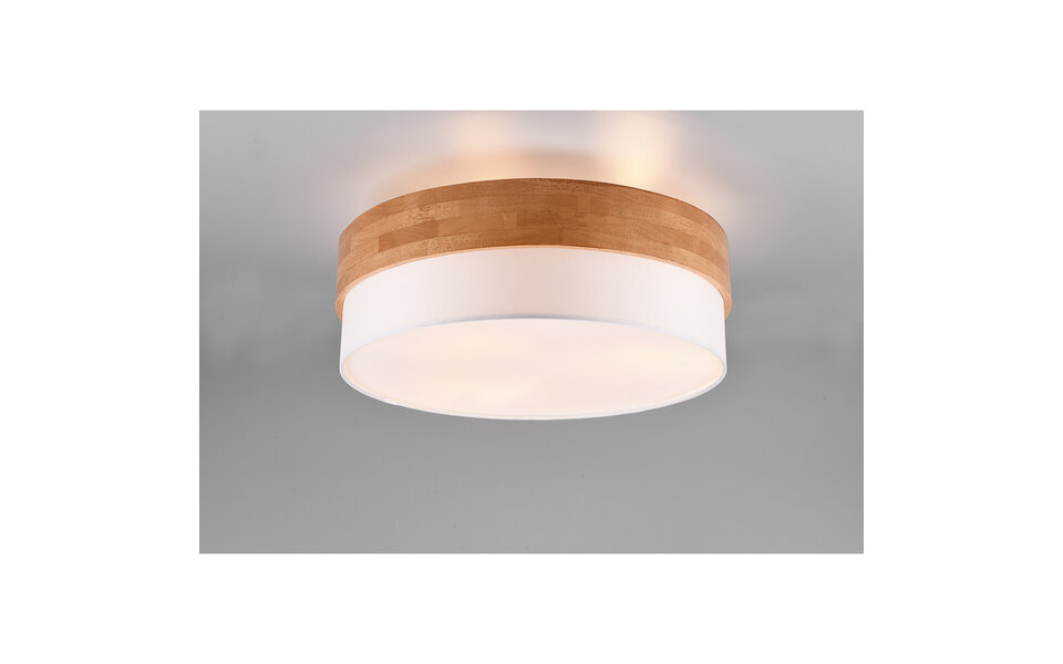 HLW LED LED Plafondlamp - Plafondverlichting - Trion Sella - E14 Fitting - 3-lichts - Rond - Mat Nikkel/Wit - Aluminium