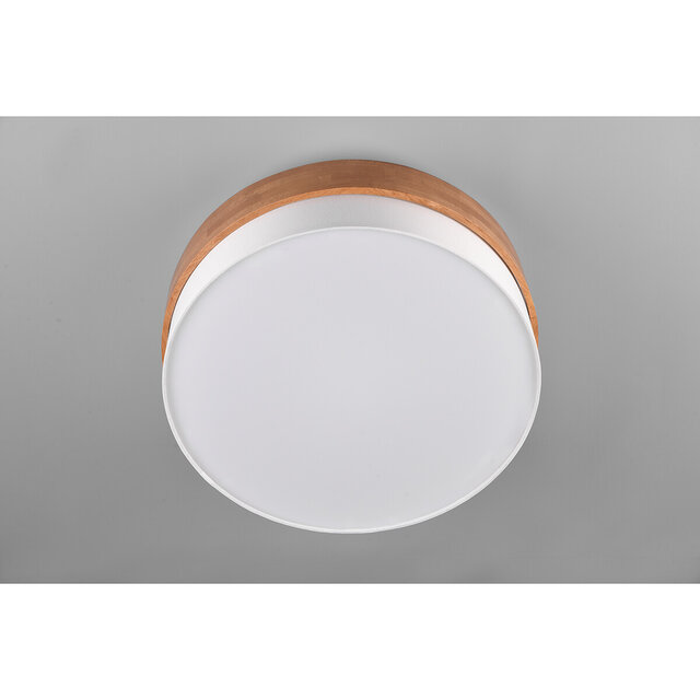 HLW LED LED Ceiling Lamp - Ceiling Lighting - Trion Sella - E14 Fitting - 3-light - Round - Matte Nickel/White - Aluminum