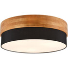 HLW LED LED Plafondlamp - Plafondverlichting - Trion Sella - E14 Fitting - 3-lichts - Rond - Mat Nikkel/Zwart - Aluminium