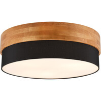 Trion Sella LED ceiling lamp 3x E14 Ø50cm matte nickel