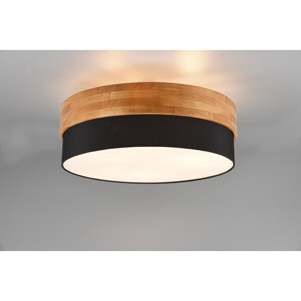 HLW LED LED Plafondlamp - Plafondverlichting - Trion Sella - E14 Fitting - 3-lichts - Rond - Mat Nikkel/Zwart - Aluminium HLW LED LED Plafondlamp - Plafondverlichting - Trion Sella - E14 Fitting - 3-lichts - Rond - Mat Nikkel/Zwart - Aluminium