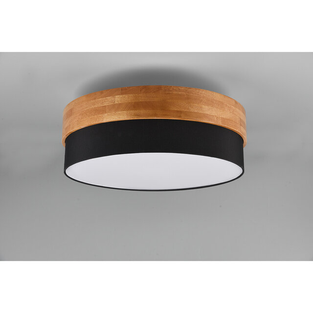 HLW LED LED Plafondlamp - Plafondverlichting - Trion Sella - E14 Fitting - 3-lichts - Rond - Mat Nikkel/Zwart - Aluminium