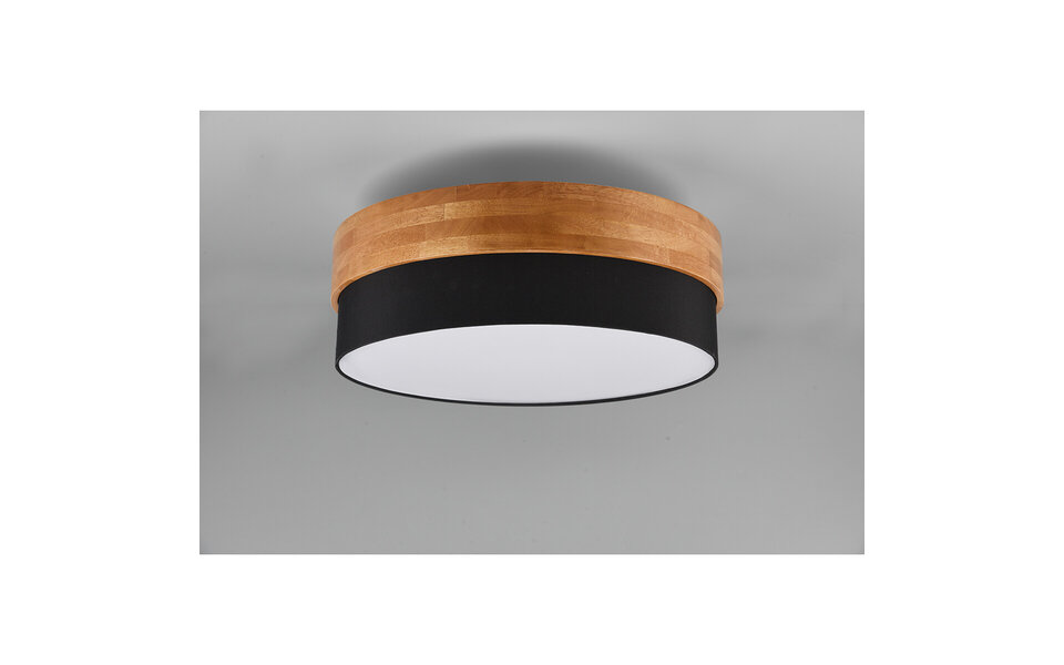 HLW LED LED Plafondlamp - Plafondverlichting - Trion Sella - E14 Fitting - 3-lichts - Rond - Mat Nikkel/Zwart - Aluminium