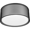 HLW LED LED Ceiling Lamp - Ceiling Lighting - Trion Bidon - E27 Fitting - 1-light - Round - Matte Black - Aluminum