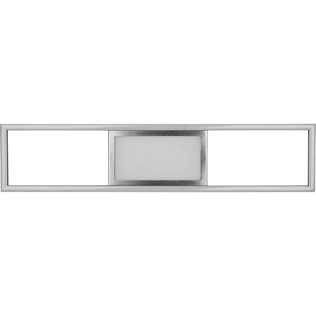 HLW LED LED Ceiling Lamp - Ceiling Lighting - Trion Riyaz - 22W - Adjustable Color - Remote Control - Dimmable - Rectangular - Matte Nickel - Aluminum