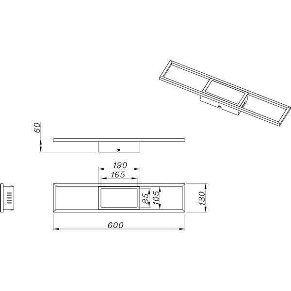 HLW LED LED Plafondlamp - Plafondverlichting - Trion Riyaz - 22W - Aanpasbare Kleur - Afstandsbediening - Dimbaar - Rechthoek - Mat Nikkel - Aluminium HLW LED LED Plafondlamp - Plafondverlichting - Trion Riyaz - 22W - Aanpasbare Kleur - Afstandsbediening - Dimbaar - Rechthoek - Mat Nikkel - Aluminium