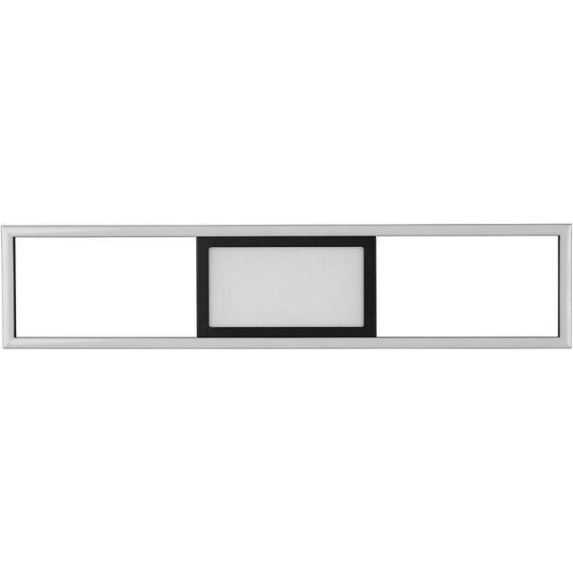 HLW LED LED Ceiling Lamp - Ceiling Lighting - Trion Riyaz - 22W - Adjustable Color - Remote Control - Dimmable - Rectangular - Matte Black - Aluminum