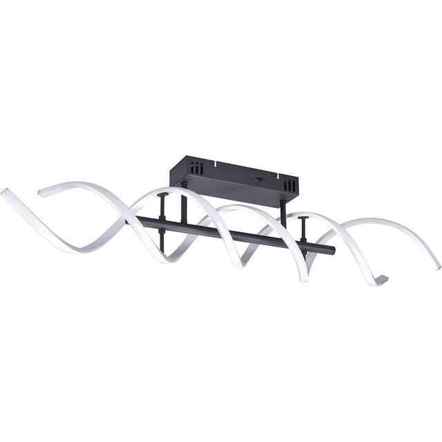 HLW LED LED Ceiling Light - Ceiling Lighting - Trion Sarina - 41W - Adjustable Color - Dimmable - Rectangle - Brushed Silver - Aluminum HLW LED LED Ceiling Light - Ceiling Lighting - Trion Sarina - 41W - Adjustable Color - Dimmable - Rectangle - Brushed Silver - Aluminum