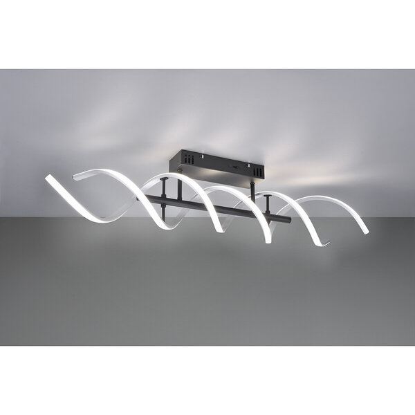 HLW LED LED Plafondlamp - Plafondverlichting - Trion Sarina - 41W - Aanpasbare Kleur - Dimbaar - Rechthoek - Geborsteld Zilver - Aluminium HLW LED LED Plafondlamp - Plafondverlichting - Trion Sarina - 41W - Aanpasbare Kleur - Dimbaar - Rechthoek - Geborsteld Zilver - Aluminium