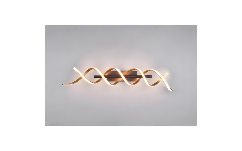 HLW LED LED Plafondlamp - Plafondverlichting - Trion Sarina - 41W - Aanpasbare Kleur - Dimbaar - Rechthoek - Mat Goud - Aluminium HLW LED LED Plafondlamp - Plafondverlichting - Trion Sarina - 41W - Aanpasbare Kleur - Dimbaar - Rechthoek - Mat Goud - Aluminium