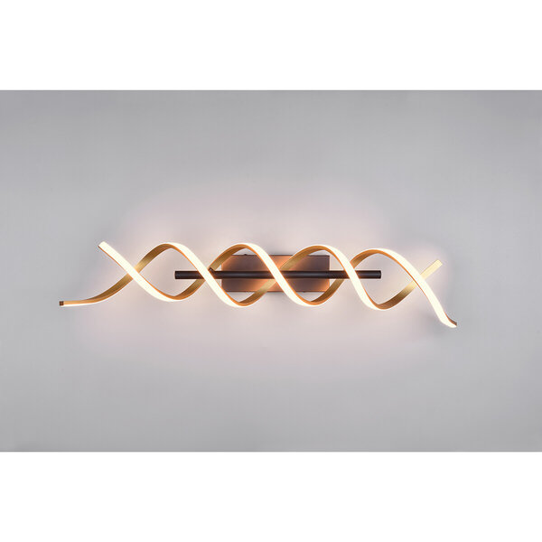 HLW LED LED Plafondlamp - Plafondverlichting - Trion Sarina - 41W - Aanpasbare Kleur - Dimbaar - Rechthoek - Mat Goud - Aluminium HLW LED LED Plafondlamp - Plafondverlichting - Trion Sarina - 41W - Aanpasbare Kleur - Dimbaar - Rechthoek - Mat Goud - Aluminium