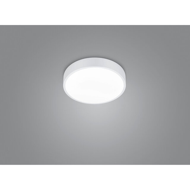 HLW LED LED Plafondlamp - Plafondverlichting - Trion Wilson - 28W - Aanpasbare Kleur - Dimbaar - Rond - Mat Wit - Aluminium HLW LED LED Plafondlamp - Plafondverlichting - Trion Wilson - 28W - Aanpasbare Kleur - Dimbaar - Rond - Mat Wit - Aluminium