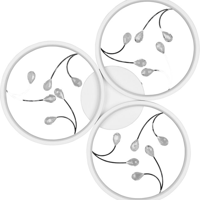 HLW LED LED Ceiling Light - Ceiling Lighting - Trion Moovy - 30W - Natural White 4000K - Dimmable - Round - Matte White - Aluminum HLW LED LED Ceiling Light - Ceiling Lighting - Trion Moovy - 30W - Natural White 4000K - Dimmable - Round - Matte White - Aluminum