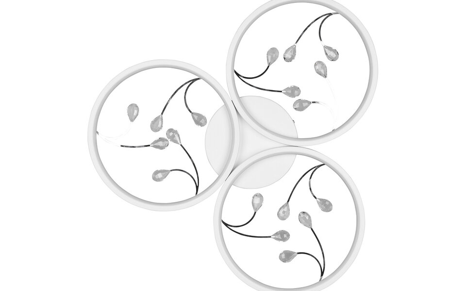 HLW LED LED Ceiling Light - Ceiling Lighting - Trion Moovy - 30W - Natural White 4000K - Dimmable - Round - Matte White - Aluminum HLW LED LED Ceiling Light - Ceiling Lighting - Trion Moovy - 30W - Natural White 4000K - Dimmable - Round - Matte White - Aluminum