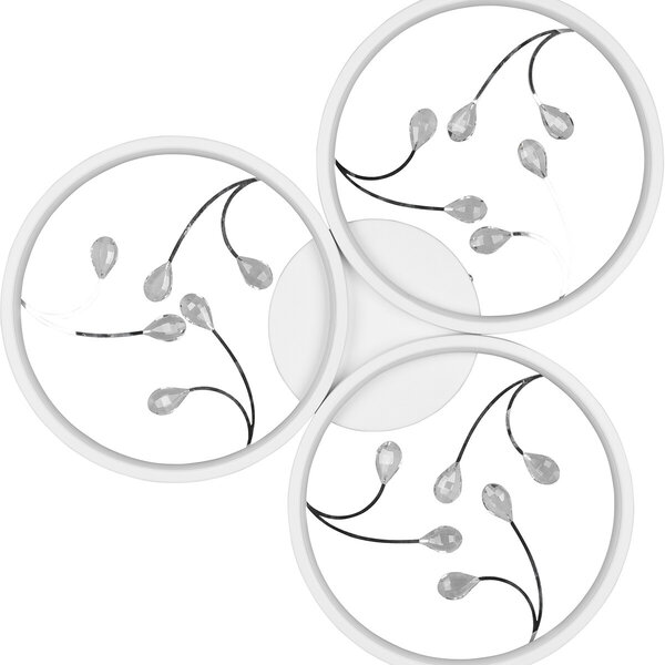 HLW LED LED Plafondlamp - Plafondverlichting - Trion Moovy - 30W - Natuurlijk Wit 4000K - Dimbaar - Rond - Mat Wit - Aluminium HLW LED LED Plafondlamp - Plafondverlichting - Trion Moovy - 30W - Natuurlijk Wit 4000K - Dimbaar - Rond - Mat Wit - Aluminium