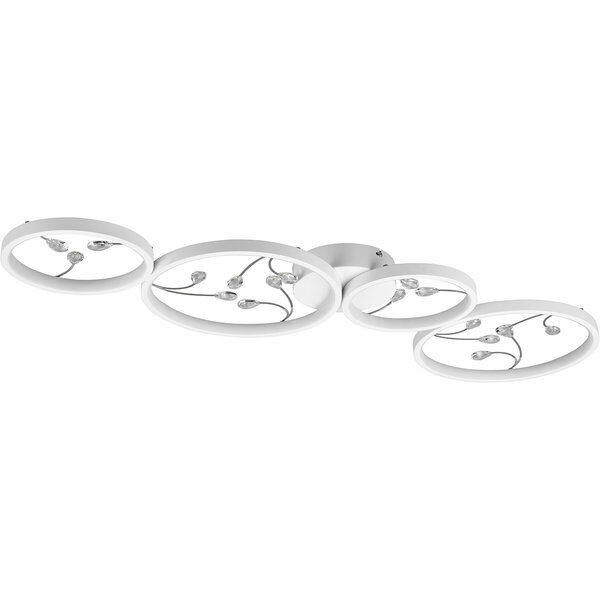 HLW LED LED Plafondlamp - Plafondverlichting - Trion Moovy - 37W - Natuurlijk Wit 4000K - Dimbaar - Rechthoek - Mat Wit - Aluminium HLW LED LED Plafondlamp - Plafondverlichting - Trion Moovy - 37W - Natuurlijk Wit 4000K - Dimbaar - Rechthoek - Mat Wit - Aluminium