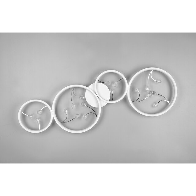 HLW LED LED Plafondlamp - Plafondverlichting - Trion Moovy - 37W - Natuurlijk Wit 4000K - Dimbaar - Rechthoek - Mat Wit - Aluminium HLW LED LED Plafondlamp - Plafondverlichting - Trion Moovy - 37W - Natuurlijk Wit 4000K - Dimbaar - Rechthoek - Mat Wit - Aluminium