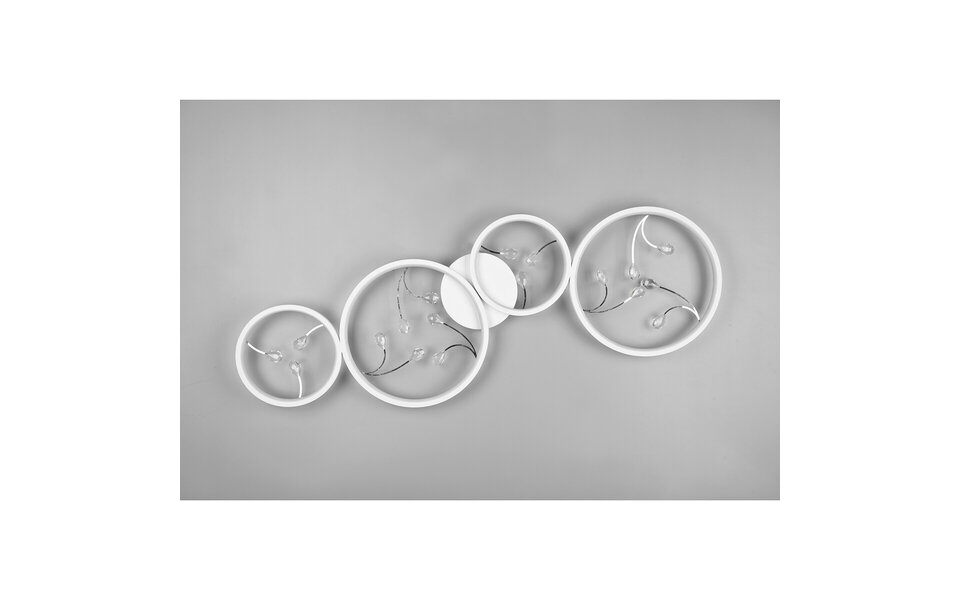 HLW LED LED Plafondlamp - Plafondverlichting - Trion Moovy - 37W - Natuurlijk Wit 4000K - Dimbaar - Rechthoek - Mat Wit - Aluminium HLW LED LED Plafondlamp - Plafondverlichting - Trion Moovy - 37W - Natuurlijk Wit 4000K - Dimbaar - Rechthoek - Mat Wit - Aluminium