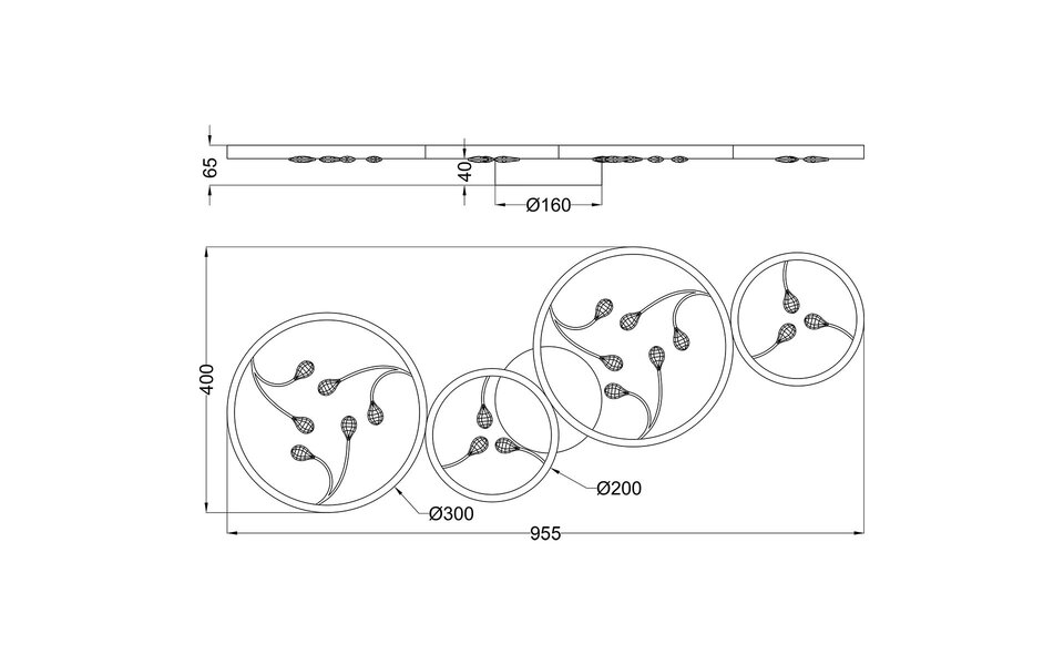 HLW LED LED Plafondlamp - Plafondverlichting - Trion Moovy - 37W - Warm Wit 3000K - Dimbaar - Rechthoek - Mat Zwart - Aluminium
