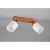 HLW LED LED Ceiling Spotlight - Ceiling Lighting - Trion Asmara - E14 Fitting - 2-light - Rectangular - Matte Brown - Wood HLW LED LED Ceiling Spotlight - Ceiling Lighting - Trion Asmara - E14 Fitting - 2-light - Rectangular - Matte Brown - Wood