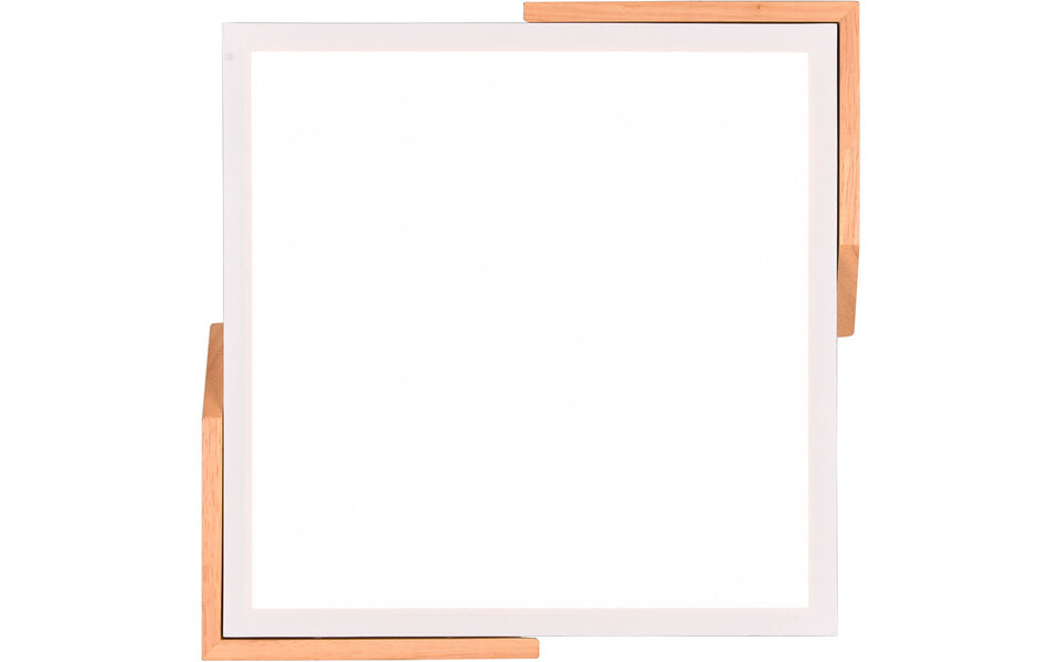 HLW LED LED Plafondlamp - Plafondverlichting - Trion Mirza - 20W - Warm Wit 3000K - Dimbaar - Vierkant - Mat Wit - Kunststof