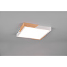 HLW LED LED Ceiling Lamp - Ceiling Lighting - Trion Mirza - 20W - Warm White 3000K - Dimmable - Square - Matte White - Plastic