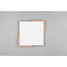 HLW LED LED Ceiling Lamp - Ceiling Lighting - Trion Mirza - 20W - Warm White 3000K - Dimmable - Square - Matte White - Plastic