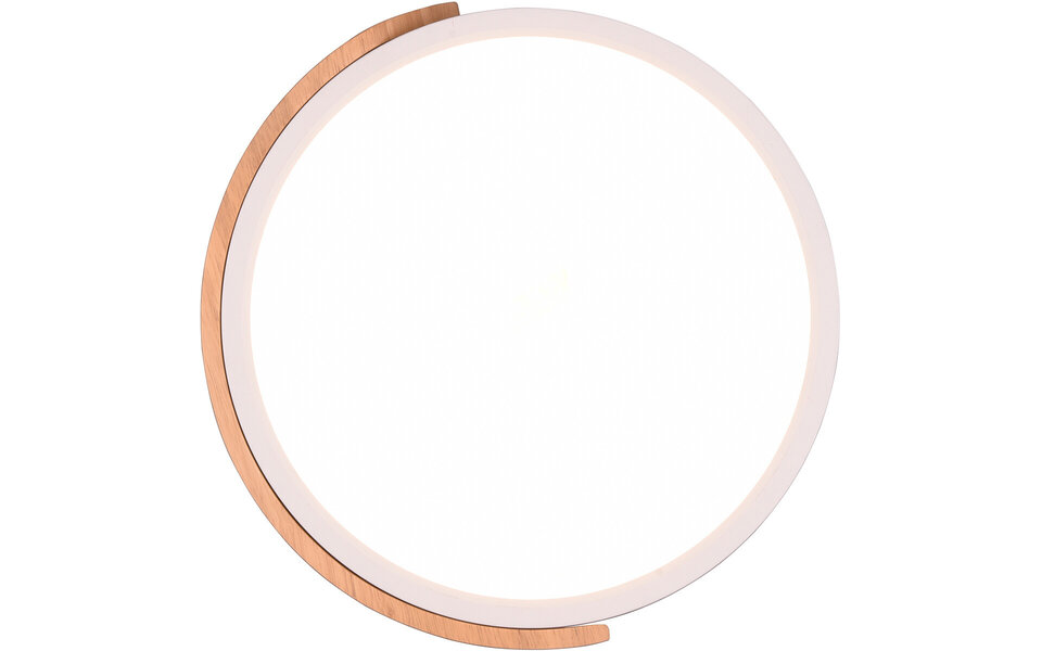 HLW LED LED Plafondlamp - Plafondverlichting - Trion Jersa - 20W - Warm Wit 3000K - Dimbaar - Rond - Mat Wit - Kunststof