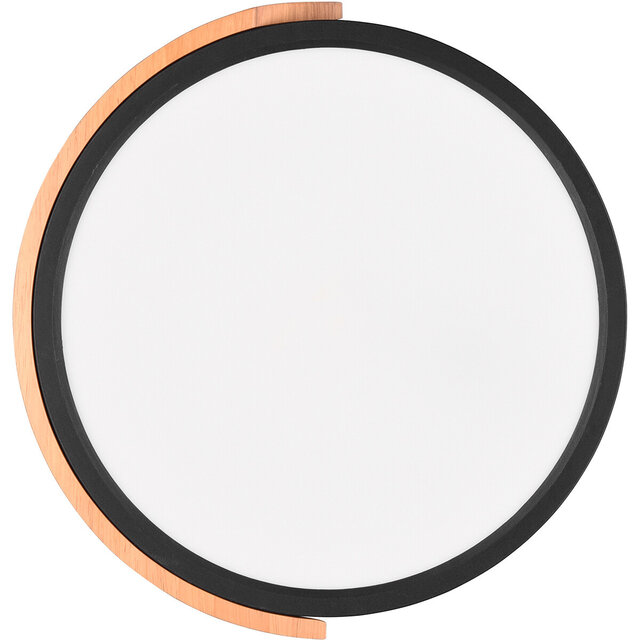 HLW LED LED Plafondlamp - Plafondverlichting - Trion Jersa - 20W - Warm Wit 3000K - Dimbaar - Rond - Mat Zwart - Kunststof HLW LED LED Plafondlamp - Plafondverlichting - Trion Jersa - 20W - Warm Wit 3000K - Dimbaar - Rond - Mat Zwart - Kunststof