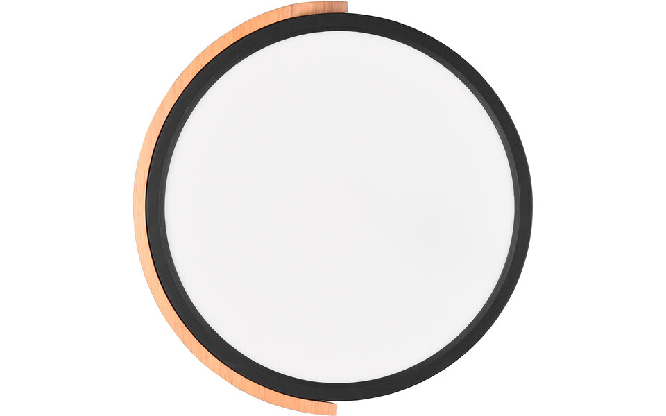 HLW LED LED Plafondlamp - Plafondverlichting - Trion Jersa - 20W - Warm Wit 3000K - Dimbaar - Rond - Mat Zwart - Kunststof HLW LED LED Plafondlamp - Plafondverlichting - Trion Jersa - 20W - Warm Wit 3000K - Dimbaar - Rond - Mat Zwart - Kunststof