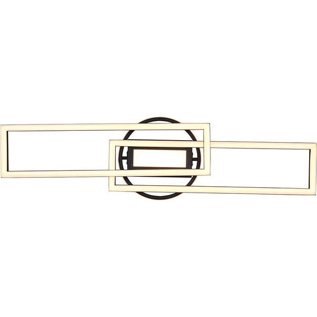 HLW LED LED Ceiling Light - Ceiling Lighting - Trion Tiger - 30W - Adjustable Color - Remote Control - Dimmable - Rectangular - Matte Black - Aluminum HLW LED LED Ceiling Light - Ceiling Lighting - Trion Tiger - 30W - Adjustable Color - Remote Control - Dimmable - Rectangular - Matte Black - Aluminum