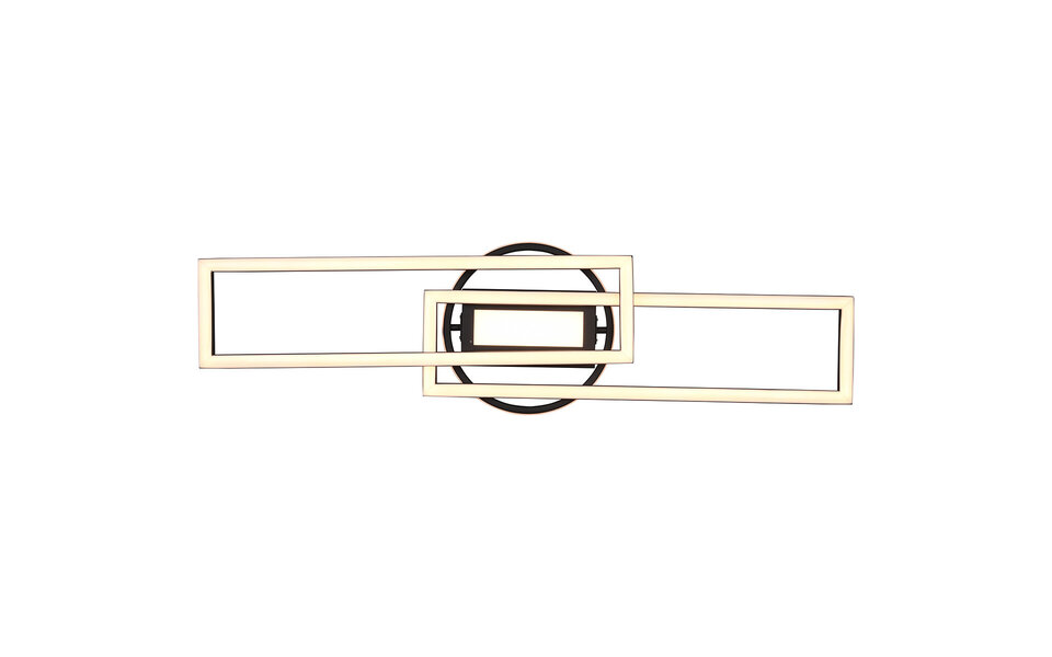 HLW LED LED Ceiling Light - Ceiling Lighting - Trion Tiger - 30W - Adjustable Color - Remote Control - Dimmable - Rectangular - Matte Black - Aluminum HLW LED LED Ceiling Light - Ceiling Lighting - Trion Tiger - 30W - Adjustable Color - Remote Control - Dimmable - Rectangular - Matte Black - Aluminum