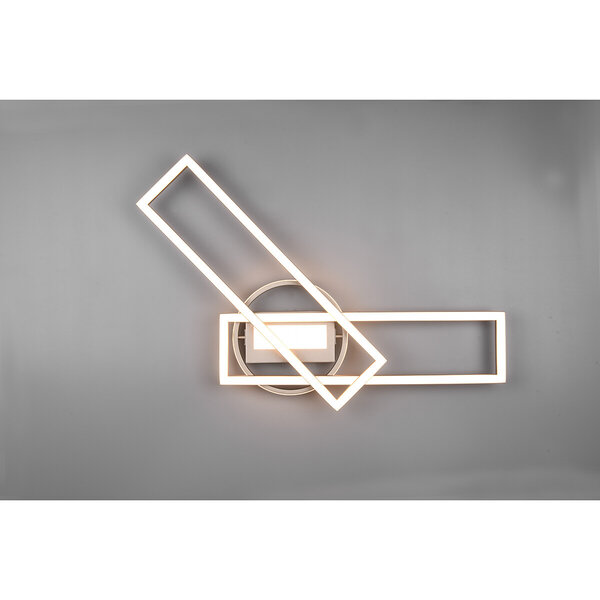 HLW LED LED Plafondlamp - Plafondverlichting - Trion Tiger - 30W - Aanpasbare Kleur - Afstandsbediening - Dimbaar - Rechthoek - Mat Nikkel - Aluminium HLW LED LED Plafondlamp - Plafondverlichting - Trion Tiger - 30W - Aanpasbare Kleur - Afstandsbediening - Dimbaar - Rechthoek - Mat Nikkel - Aluminium