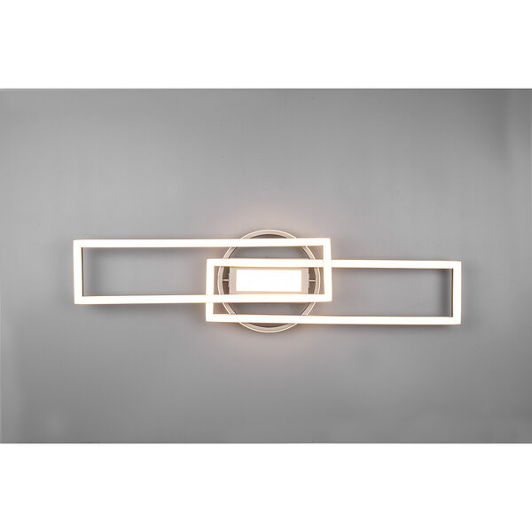HLW LED LED Plafondlamp - Plafondverlichting - Trion Tiger - 30W - Aanpasbare Kleur - Afstandsbediening - Dimbaar - Rechthoek - Mat Nikkel - Aluminium HLW LED LED Plafondlamp - Plafondverlichting - Trion Tiger - 30W - Aanpasbare Kleur - Afstandsbediening - Dimbaar - Rechthoek - Mat Nikkel - Aluminium