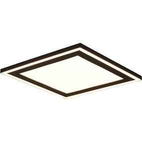 Trion Coman LED plafondlamp mat zwart 24,5W 3600lm 3000K Trion Coman LED plafondlamp mat zwart 24,5W 3600lm 3000K